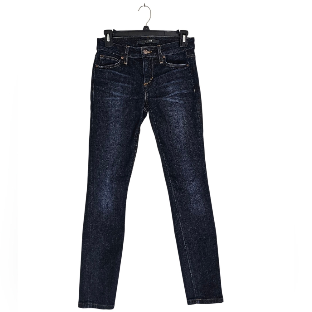 Joe's Jeans‎ Mid Rise Skinny Ankle Dark Blue Jeans 25 Preowned